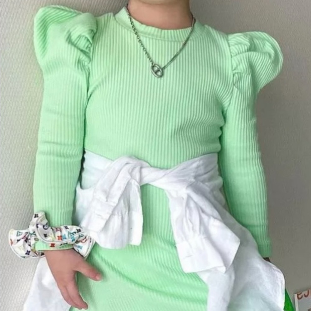 Puff Sleeve toddler dress